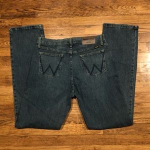 Wrangler Straight Fit Jeans - Size 32x34 Denim